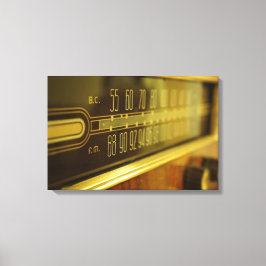  radio - De gloed Canvas Afdruk