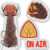 Radio Demon sticker set (Voorkant)