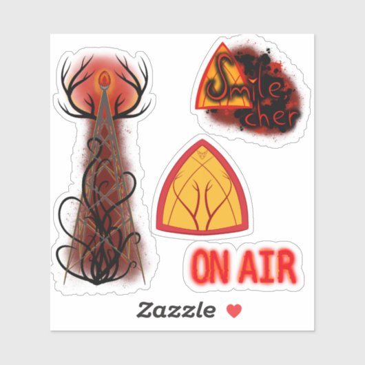 Radio Demon sticker set (Vel)