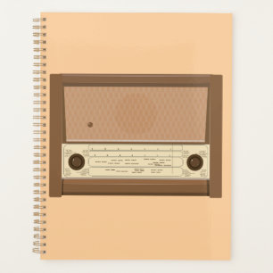 Radio en bois rétro des années 1940