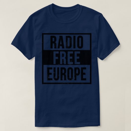 Radio Free Europe T-shirt (Design voorkant)