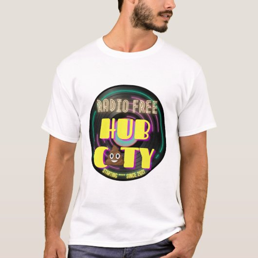 Radio Free Hub City Starting **** T-shirt (Voorkant)