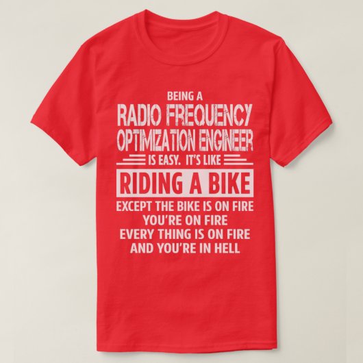 Radio Frequency Optimization Engineer 2 T-shirt (Design voorkant)