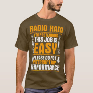 Radio Ham Amateur Radio Operator Ham Radio (17) T-shirt
