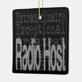 Radio Host Extraordinaire Keramisch Ornament (Links)