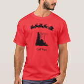 Radio-kerstT-shirt - Silhouette Operator T-shirt (Voorkant)