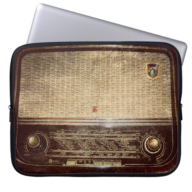  radio laptop sleeve (Voorkant)