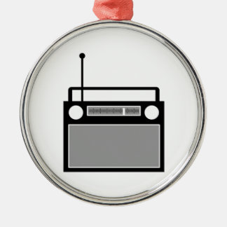 Radio Metalen Ornament