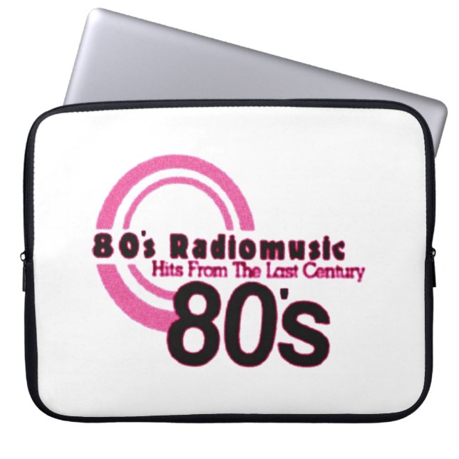 Radio Muziek van 80 Laptop Sleeve (Voorkant)