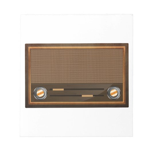 radio notitieblok (Voorkant)