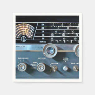 radio-ontvanger met korte golven servetten