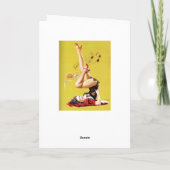 Radio Play Pin Up Kaart (Achterkant)