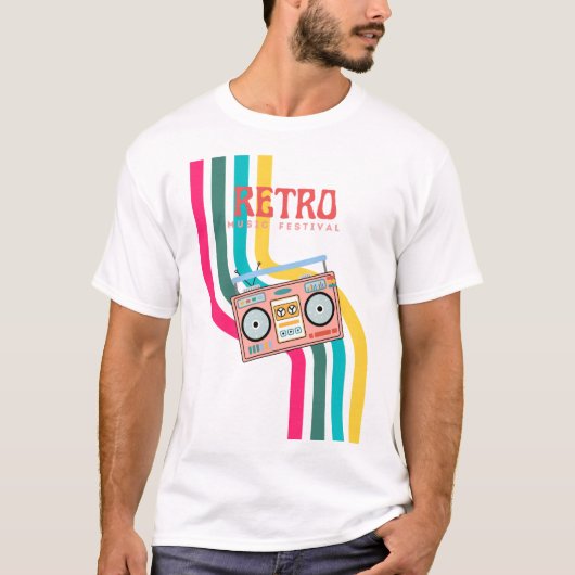 Radio Retro T-shirt (Voorkant)