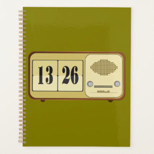 Radio réveil à cadran rétro vintage
