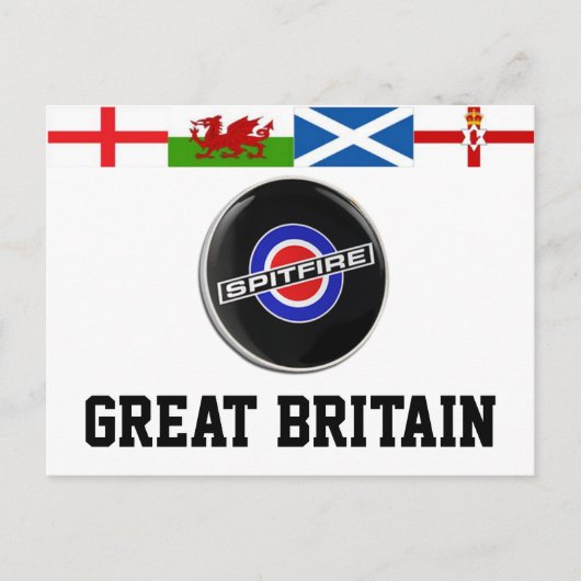 Radio Spitfire Merchandise Briefkaart (Voorkant)