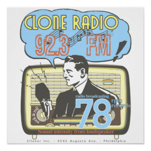 Radio Station Ad Perfect Poster