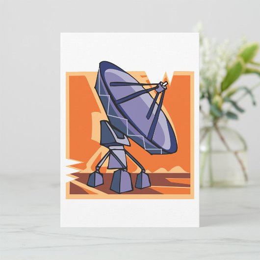 Radio Telescope BuitRuimtewetenschap Kaart