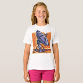 Radio Telescope BuitRuimtewetenschap T-shirt (Voorkant volledig)