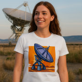 Radio Telescope BuitRuimtewetenschap T-shirt