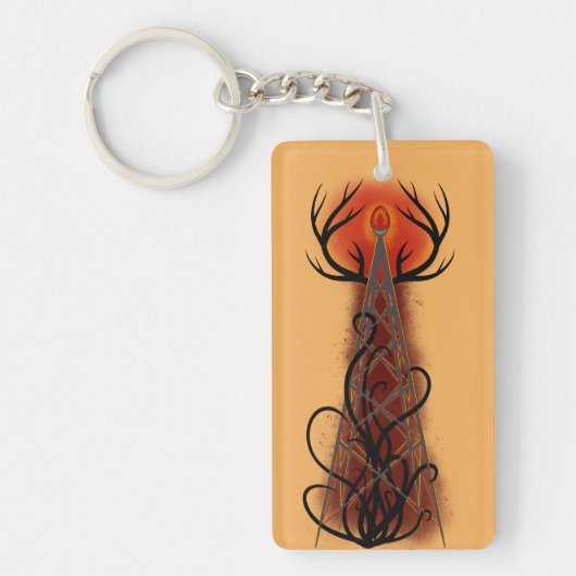 Radio Tower uit de hel Sleutelhanger (Voorkant)