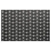 Radio Transmitter Frequency Wave Lines Fabric Stof (Fat Quarter)