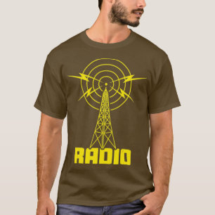 Radio voor amateurs en zangeres t-shirt