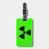 Radioactief Bagagelabel (Voorkant verticaal)