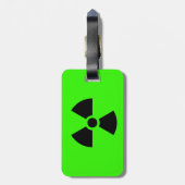 Radioactief Bagagelabel (Achterkant verticaal)