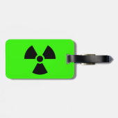 Radioactief Bagagelabel (Achterkant horizontaal)