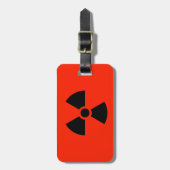 Radioactief Bagagelabel (Voorkant verticaal)