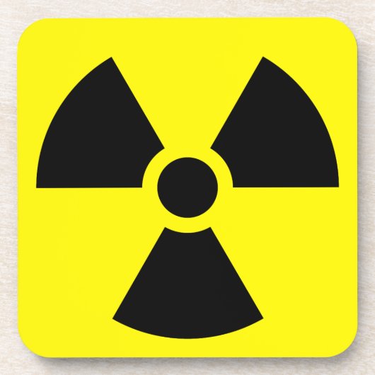 Radioactief Drankjes Onderzetter (Voorkant)