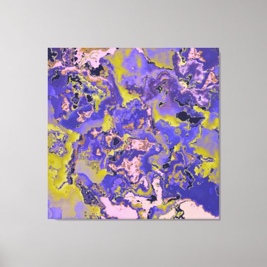 Radioactief marmer canvas afdruk (Voorkant)