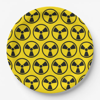 Radioactief Papieren Bordje