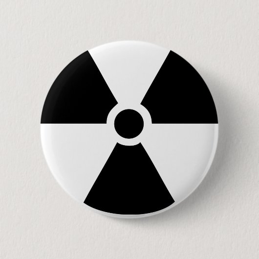 radioactief ronde button 5,7 cm (Voorkant)