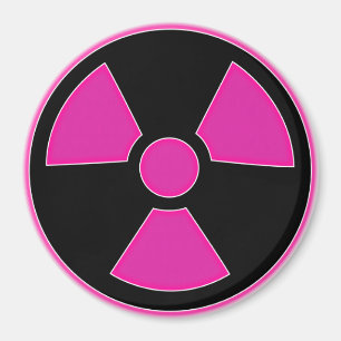 Radioactief Roze Magnet Magneet