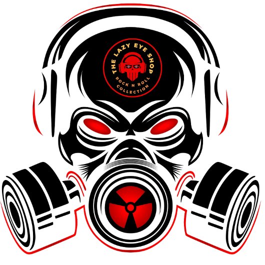 Radioactief schedelontwerp t-shirt