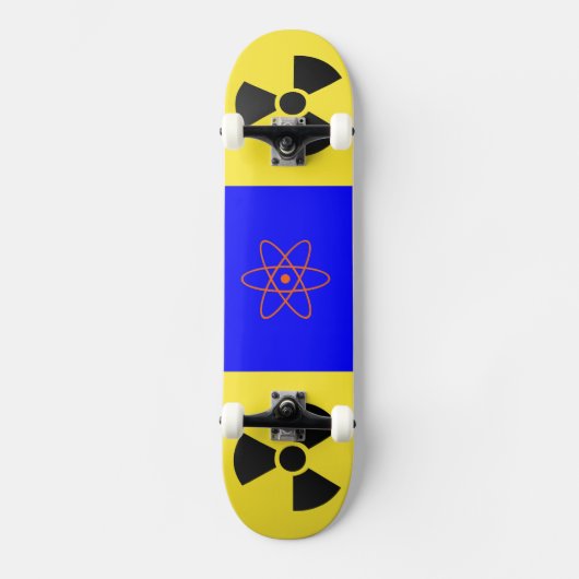 Radioactief Sign Skateboard (Voorkant)