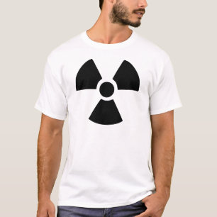Radioactief symbool t-shirt