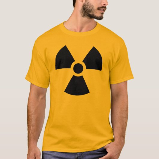 Radioactief symbool T-Shirts (Voorkant)