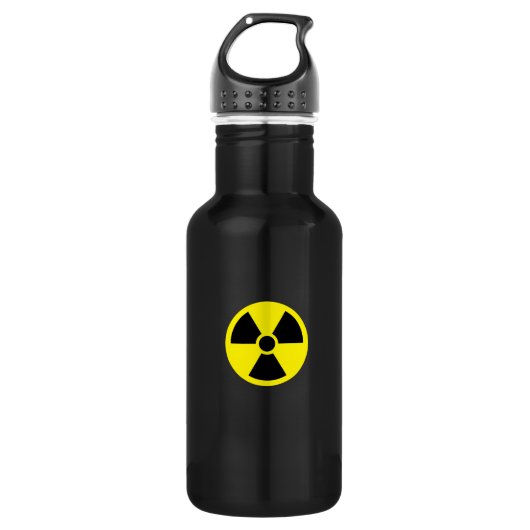 radioactief waterfles (Voorkant)