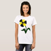 Radioactieve bloem t-shirt (Voorkant volledig)