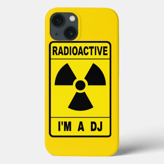 Radioactieve dj Case-Mate iPhone case (Achterkant)