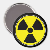 Radioactieve Grappige Magneet Humor (Voorkant / Achterkant)