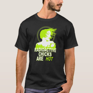 Radioactieve kippen zijn warm t-shirt