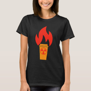 radioactieve koffie t-shirt