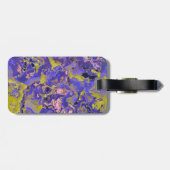 Radioactieve marmer bagagelabel (Achterkant horizontaal)