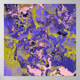 Radioactieve marmer poster