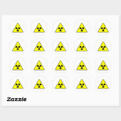 Radioactieve producten & Design! Ronde Sticker (Vel)