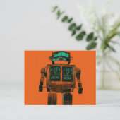 Radioactieve Robot Rebellion Briefkaart (Staand voorkant)