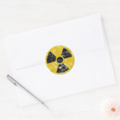 radioactieve ronde sticker (Envelop)